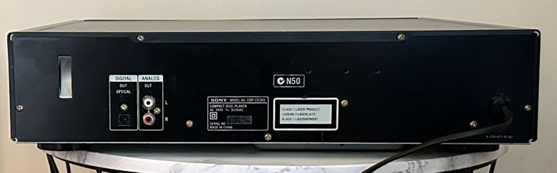5 Disk CD Player Sony CDP-CE245 Carousel 3