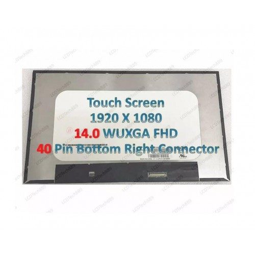 B140HAK02.4 14.0 ON-Cell Touch Screen FHD Matte bottom right 40pin no Brackets Carousel 1