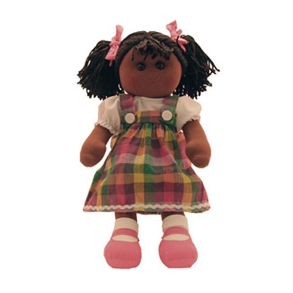 Hopscotch Lovely Soft Rag Doll Rihanna Girl Dressed Doll Large 35cm Carousel 1