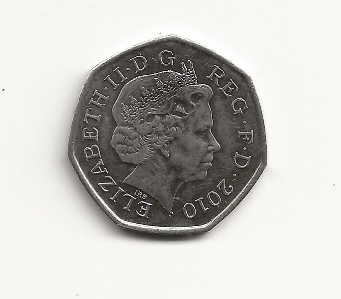 GREAT BRITAIN 2010 50 PENCE 100 YEARS OF GIRL GUIDING coin UNC Carousel 2
