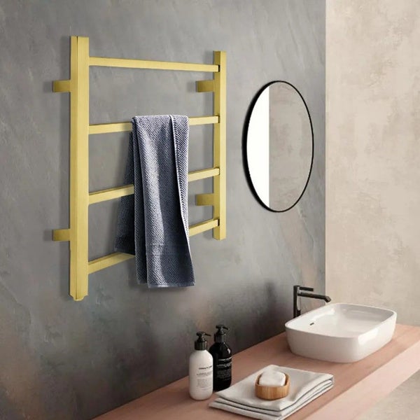 Heated Towel Rail 4 Bars 520x500x120mm Carousel 1