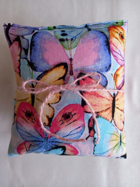 WHEAT BAG - 4 sections Long - Butterflies Carousel 1