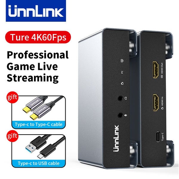 Unnk 2K 120Fps Game Video Capture Card 4K 60Fps Live Streaming Recording for ... Carousel 2