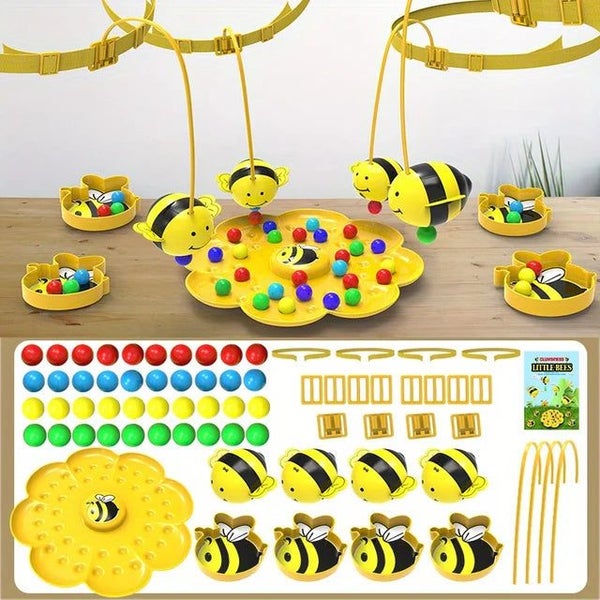 Clumsy Bumblebee Multifunctional Board Game Puzzle Fishing Toys Little Girl B... Carousel 1