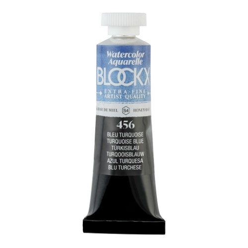 BLOCKX Watercolour Tube 15ml S4 456 Turquoise Blue Carousel 1
