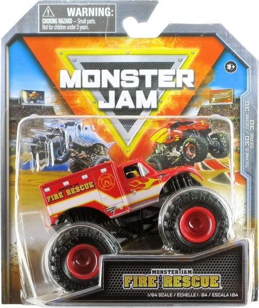 Monster Jam 1:64 Scale Series 30: Everyday Heroes Fire Rescue Carousel 1