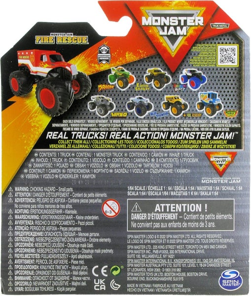 Monster Jam 1:64 Scale Series 30: Everyday Heroes Fire Rescue Carousel 2
