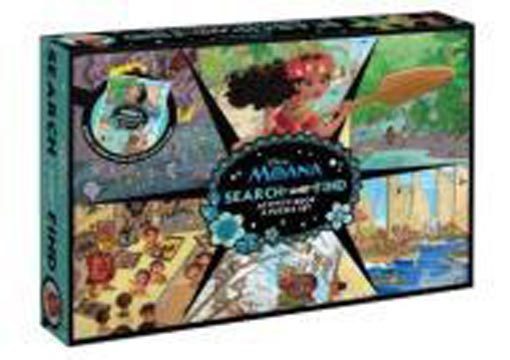 Moana: Search-and-Find Activity Book and Puzzle (Disney: 200 Pieces) Carousel 1