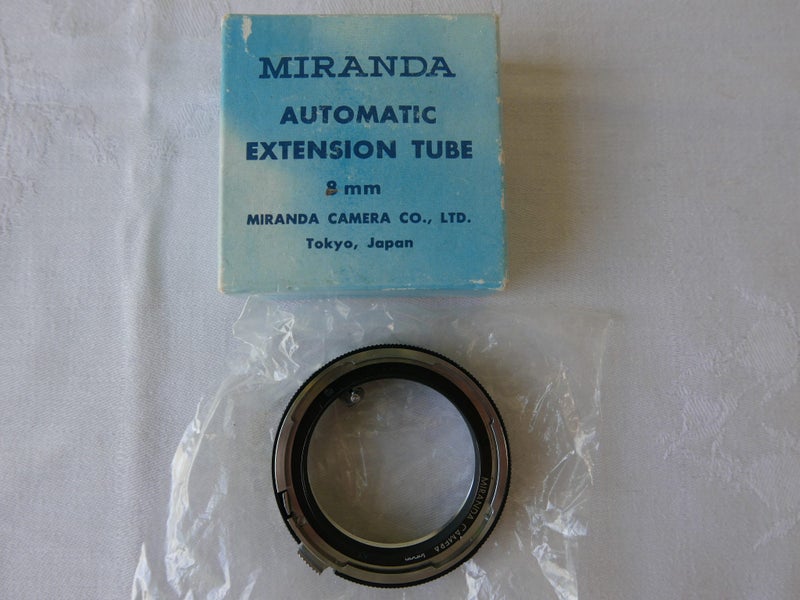 Miranda 35mm Camera 8mm automatic extension tube Carousel 2