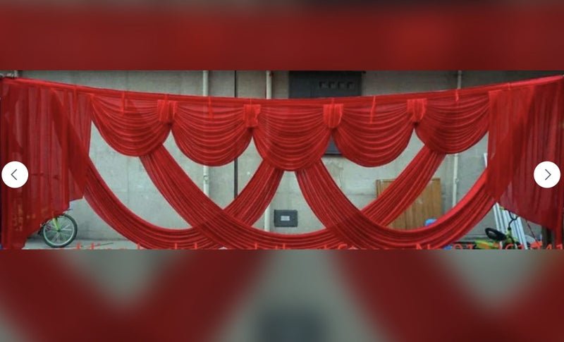 GIANT SWAG FOR PARTY BACKDROP Carousel 3