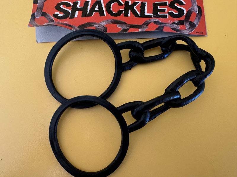 Soft rubber-like Prisoner Shackles / Convict / Stag Party Accessory - Stag Party Carousel 1
