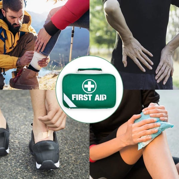 2x 258pcs Premium First Aid Kit Medical Travel Set Emergency Family Safety Carousel 7