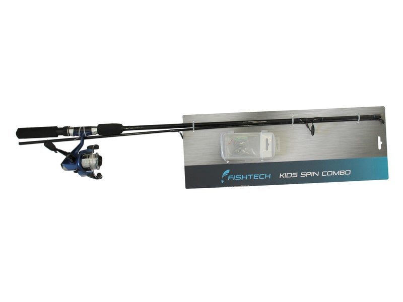 6' Light Spin Kids Fishing Rod (2 Pce) & Reel Combo - FISHTECH Carousel 4
