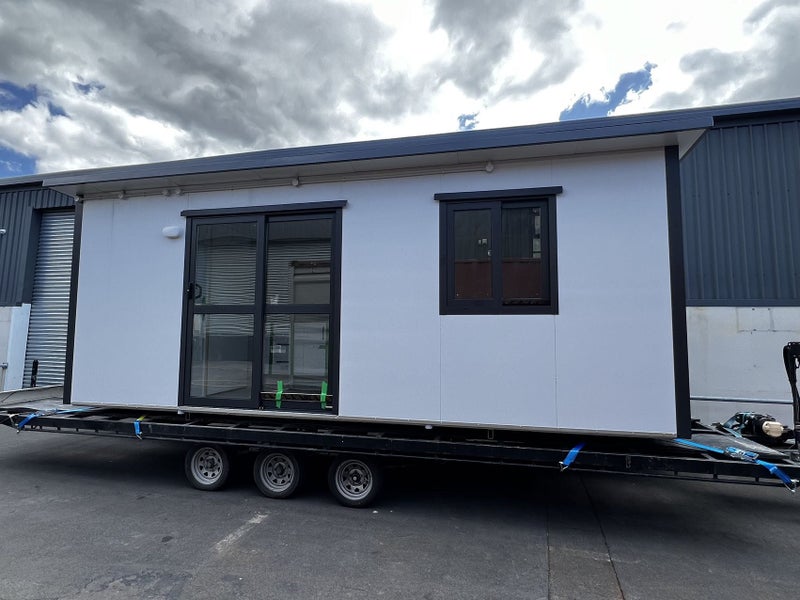 6.0x2.4m assembled cabin sleepout Carousel 1