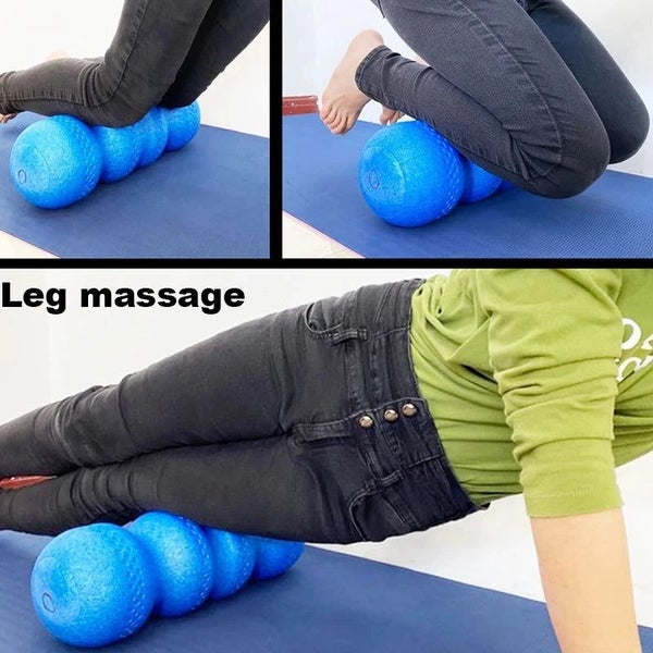 NNETM Fitness Back Roller EPP Massage Foam Roller (Blue) Carousel 2