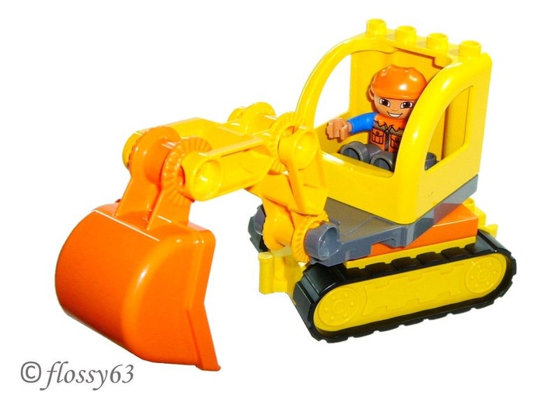 ®™DUPLO - Tracked Excavator with Driver from Set: 10812 ~Retired July 2020~ Carousel 1