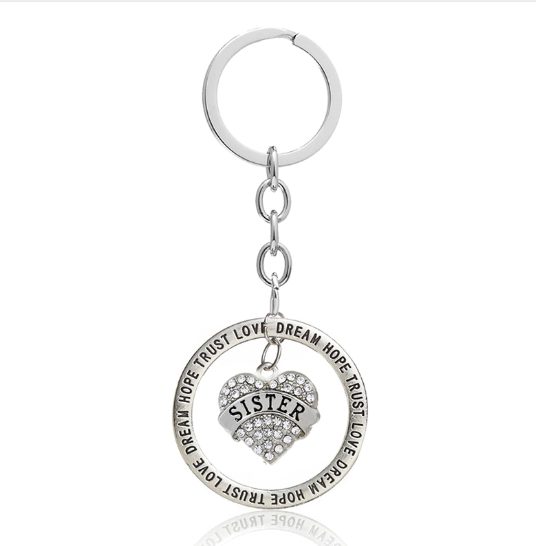 Love, Dream, Hope, Trust Sister Keyring Carousel 1
