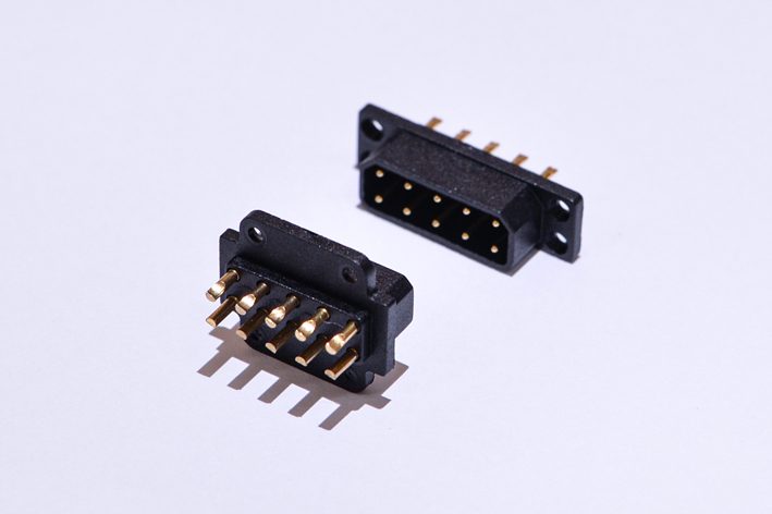 Phoenix Model MX10 (10 Pin) Wing Servo Connectors - 2 Pair (2 male, 2 Female) Carousel 1