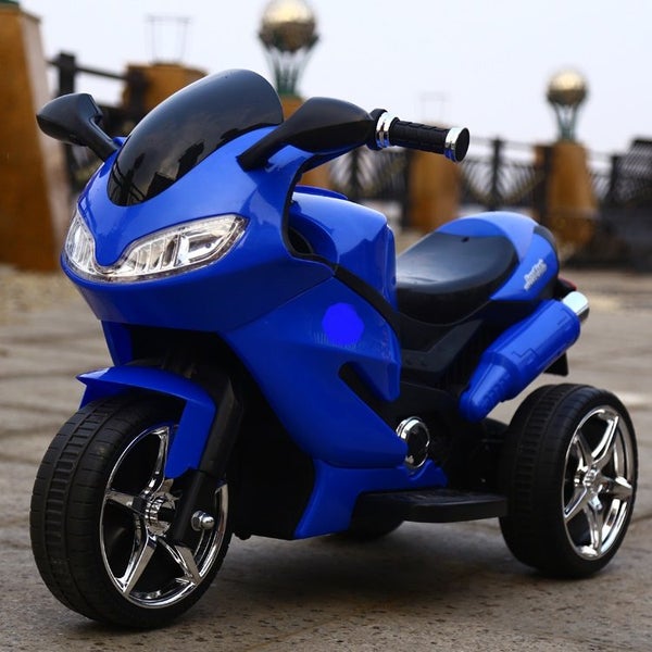 Ride On Motorcycle Electric Battery powered New Arrival Blue color Carousel 1