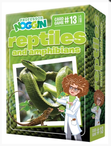 Outset Media Prof Noggins: Reptiles And Amphibians Card Game Carousel 1