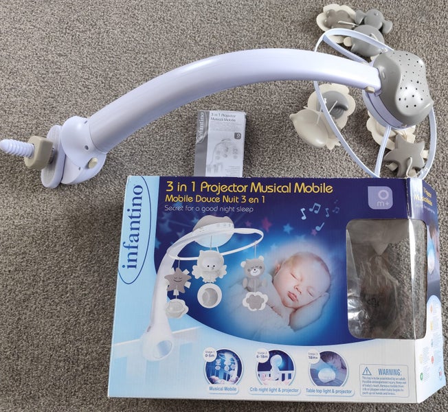 INFANTINO 3 in 1 Projector Musical Mobile Carousel 1