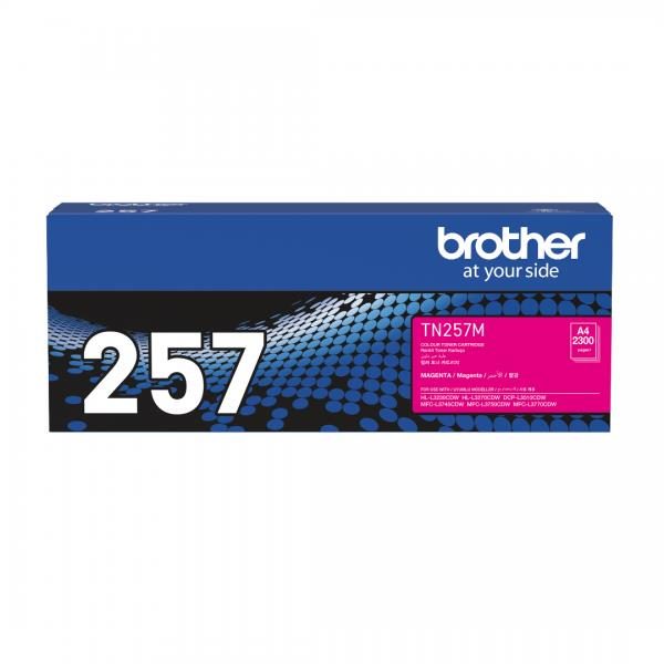Brother TN257 Magenta Ink Cartridge Toner TN-257M Genuine Original Carousel 1