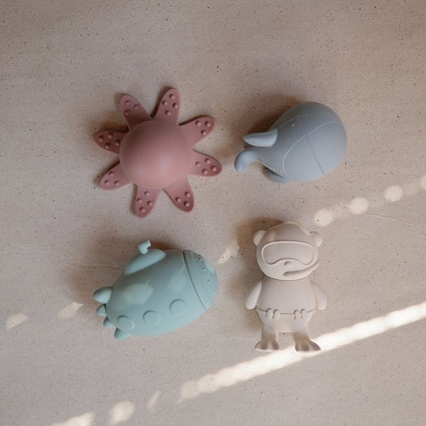 Mushie: Bath Play Set - Sealife Carousel 2