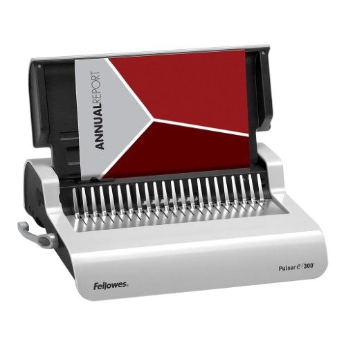 Fellowes Pulsar-E 300 Plastic Comb Binding Machine Carousel 4