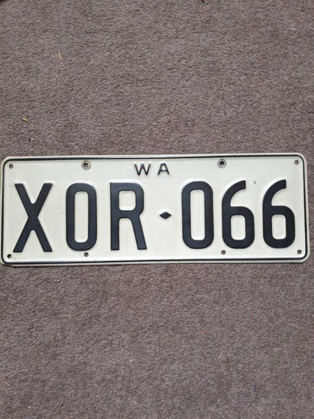 WA Number Plate Carousel 1