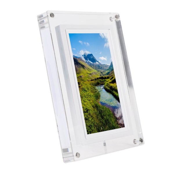 acrylic video frame acrylic digital photo frame acrylic digital video frame 7 Carousel 1