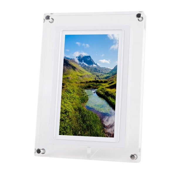 acrylic video frame acrylic digital photo frame acrylic digital video frame 7 Carousel 2