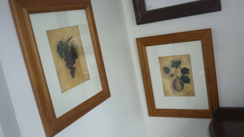 2 FRAMED PAINTINGS Carousel 1