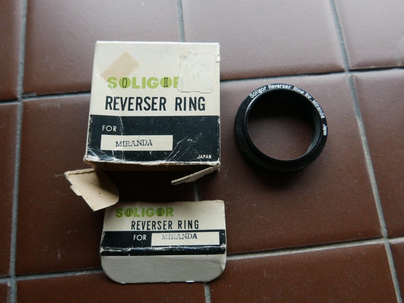 Miranda 35mm Film camera reversing ring for 46mm lens #3 Carousel 1