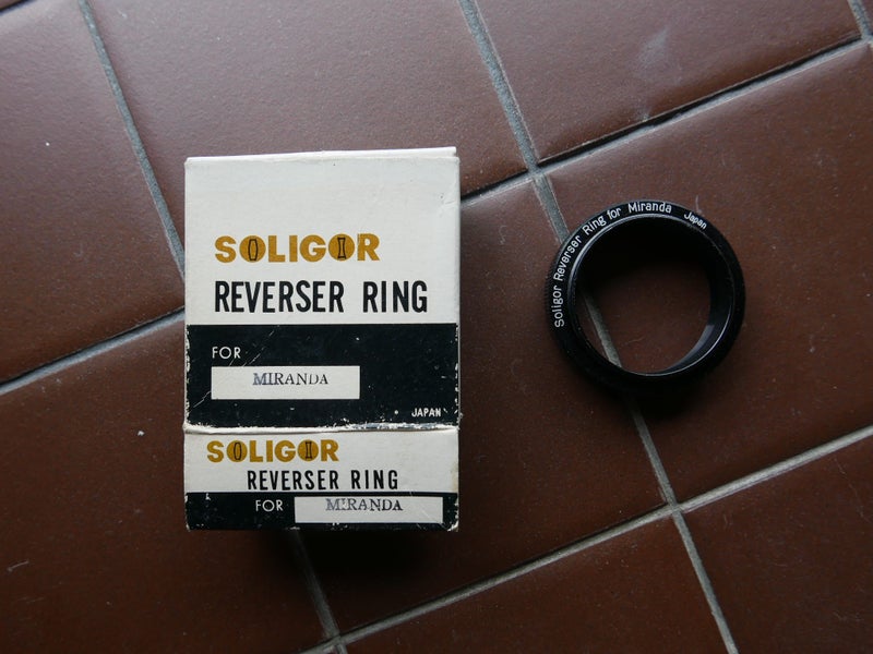 Miranda 35mm Film camera reversing ring for 46mm lens #5 Carousel 1