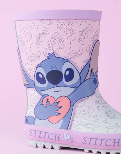 Disney Lilo & Stitch Purple Wellington Boots without Handles (Girls) Carousel 4