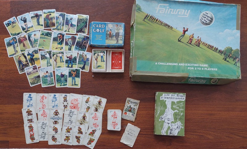 Vintage Golf Games - Fairway, Kargo, Card Golf & Book Carousel 1