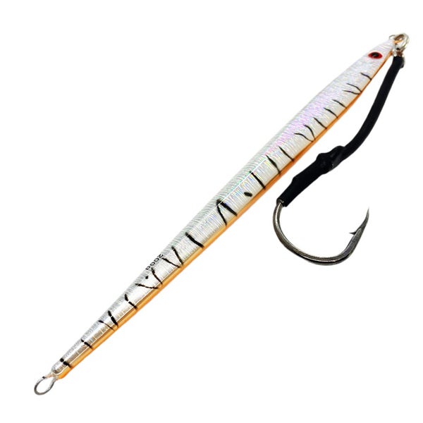 Snapper Tackle Kingfish Knife Jig - Orange Carousel 1
