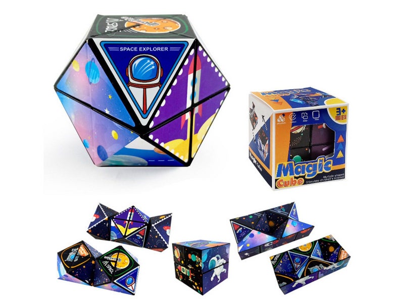 4Pcs Infinity Cube Fidget Toy Puzzle Cube for Anxiety Stress Relief Style1tyle1 Carousel 2