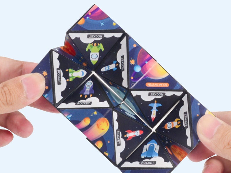 4Pcs Infinity Cube Fidget Toy Puzzle Cube for Anxiety Stress Relief Style1tyle1 Carousel 6