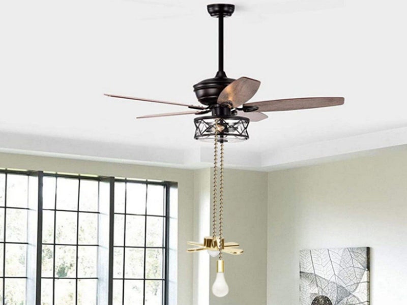 Ceiling Fan Light Bulb Pull Chain Beaded Ball Extension Connector Decor Gold Carousel 4