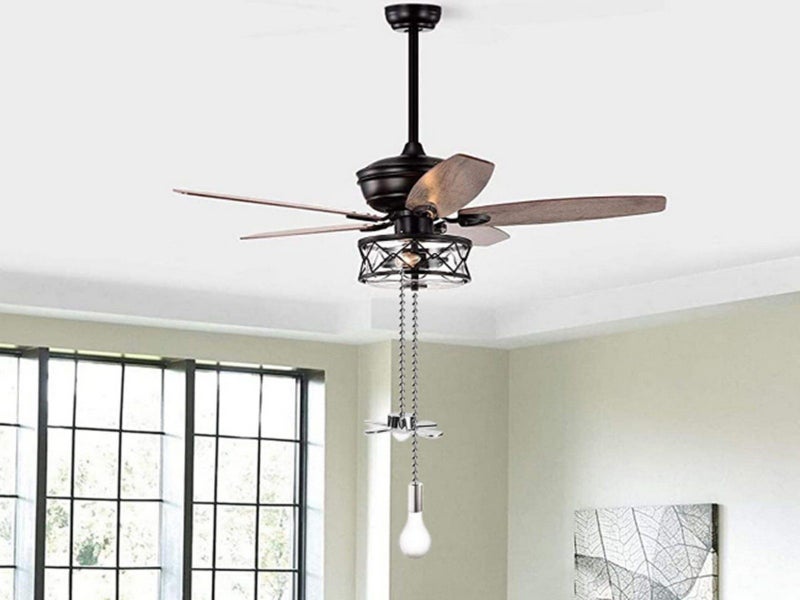 Ceiling Fan Light Bulb Pull Chain Beaded Ball Extension Connector Decor Silver Carousel 6