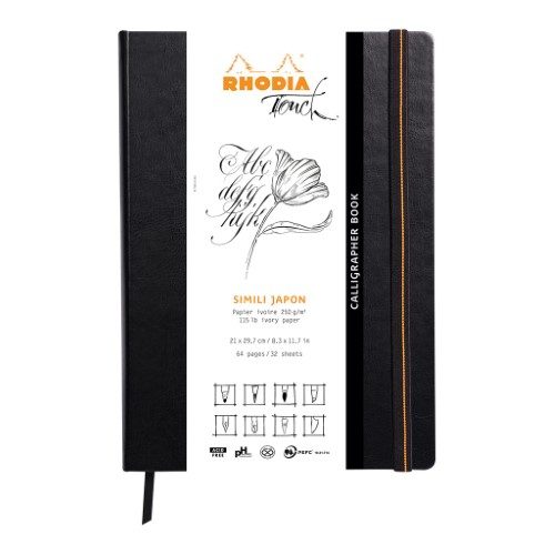 Rhodia Touch Calligrapher Book A4 Portrait Blank Carousel 1