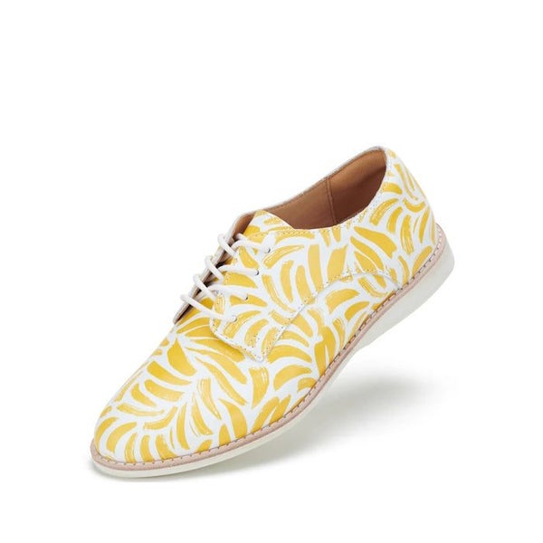 Rollie Womens Derby Sunshine Splash Leather Shoe Carousel 1