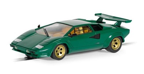 Slot Cars & Accessories - Lamborghini Countach Green Carousel 1