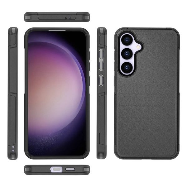 Samsung Galaxy S24+ 5G RedPepper Armor PC Hybrid TPU Phone Case(Black) Carousel 1