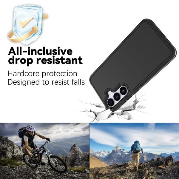 Samsung Galaxy S24+ 5G RedPepper Armor PC Hybrid TPU Phone Case(Black) Carousel 6