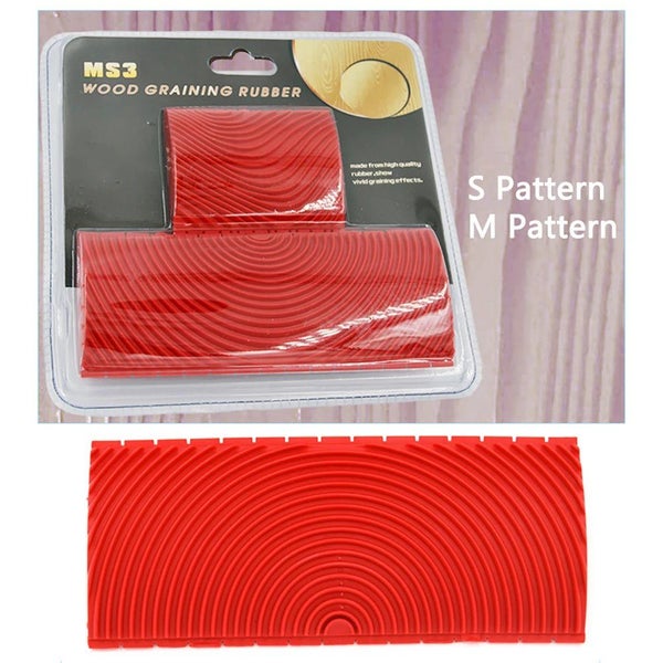 2PCS Imitation Wood Graining Painting Tool – DIY Wall Texture Art Brush Carousel 1