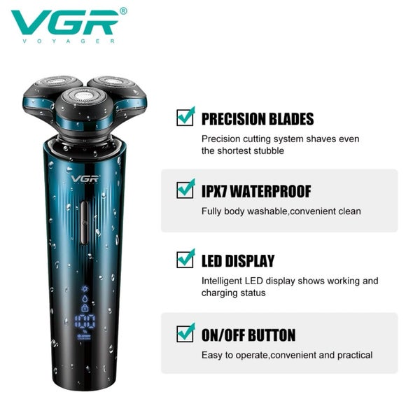 Electric Shaver for Men Waterproof Rechargeable Carousel 2