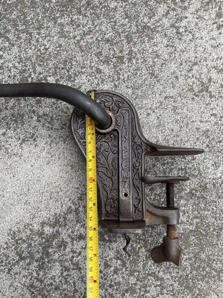 Antique Yankee No. 7 Cast Iron Clamp-On Corkscrew Wine Bottle Opener Carousel 8