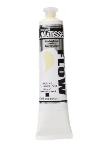 Acrylic Paint - Matisse Flow 75ml Naples Yellow Lt S1 Carousel 1